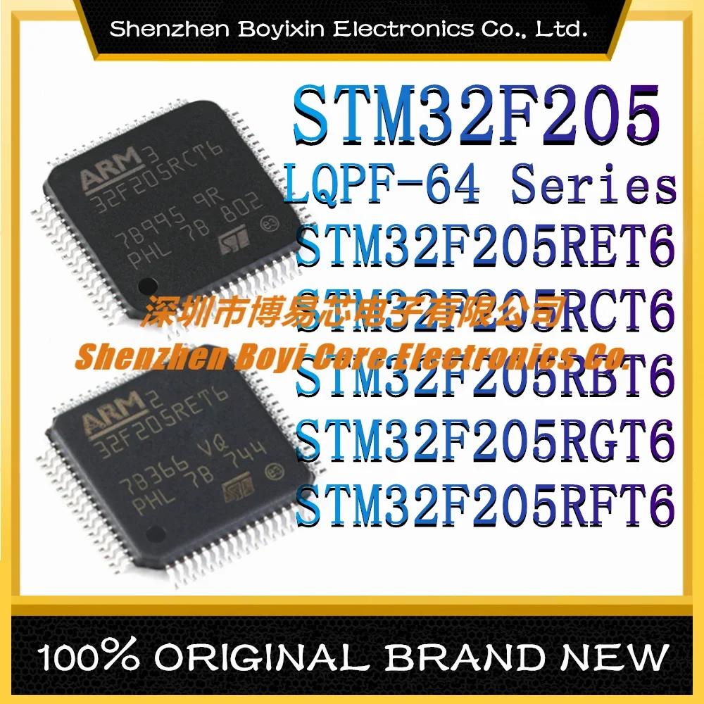 STM32F205RET6 STM32F205RCT6 STM32F205RBT6 STM32F205RGT6 STM32F205RFT6 Package: LQFP-64 ARM Cortex-M0 120MHz Microcon